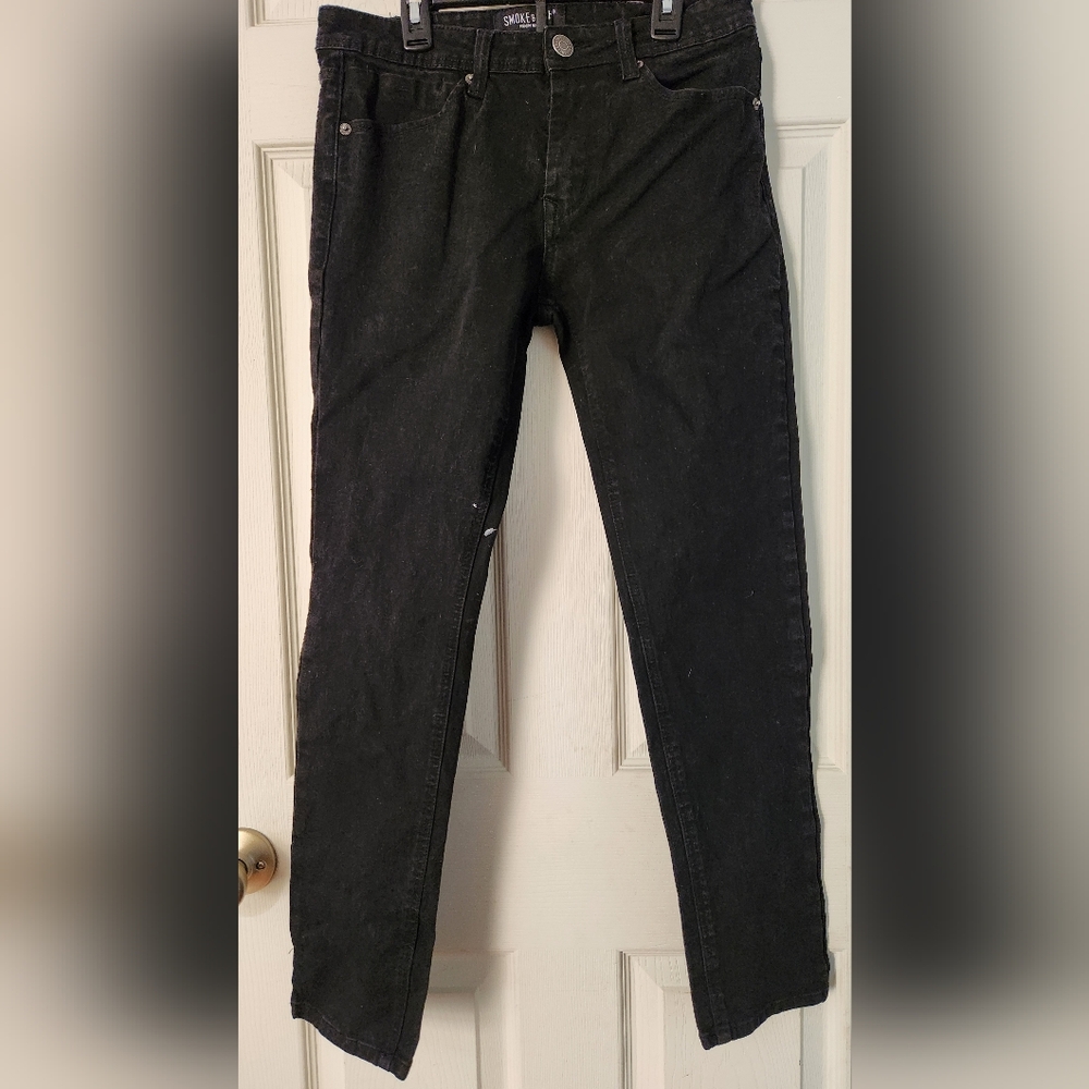 Smoke & Ash Men's Black Jeans